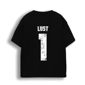 1 LUST Distressed Oversized Graphic Tee