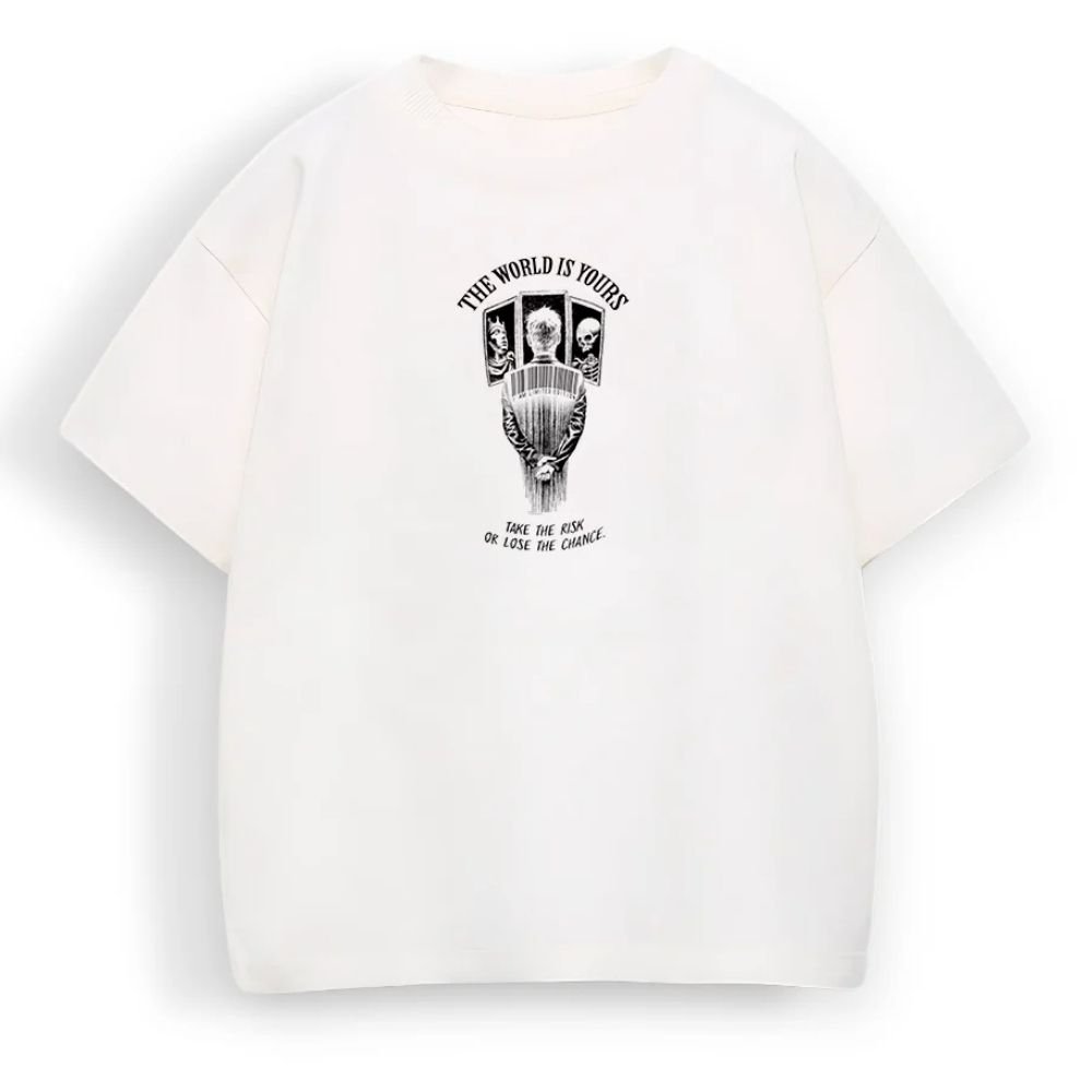 The World Is Yours Graphic Oversized Tee