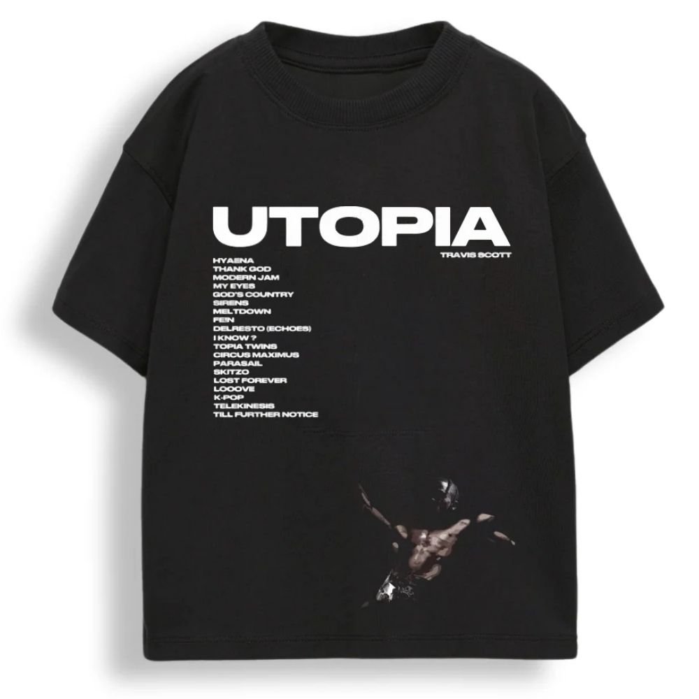 UTOPIA Travis Scott Tracklist Tee