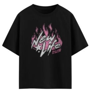 New Life Flame Oversized Tee