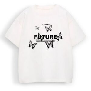 Future Butterfly Graphic Oversized Tee