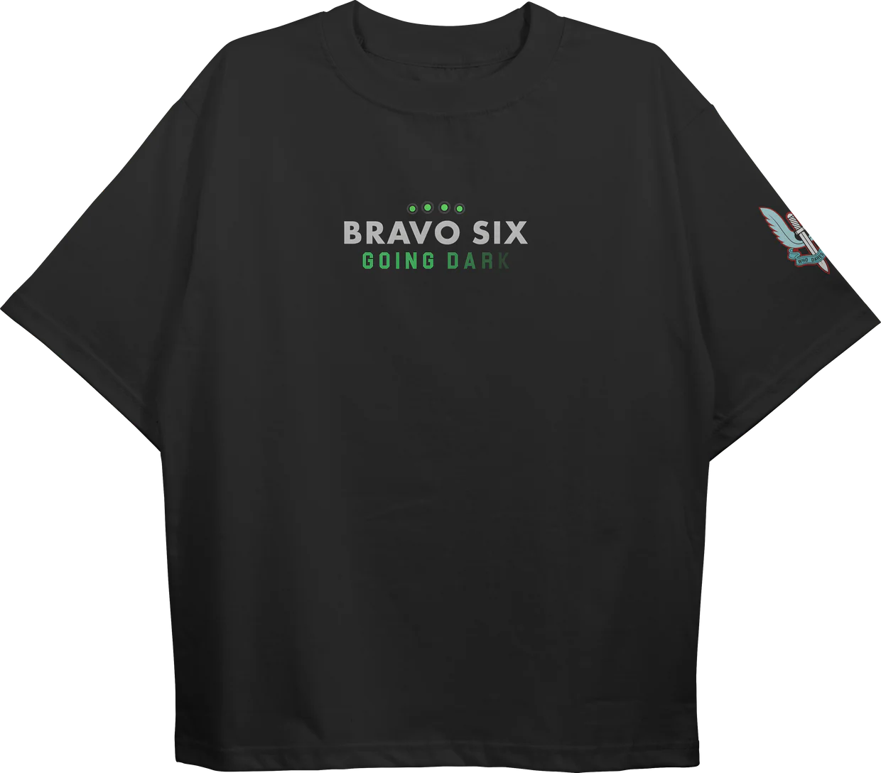 Bravo Six "Going Dark" Oversized Tee - Image 3