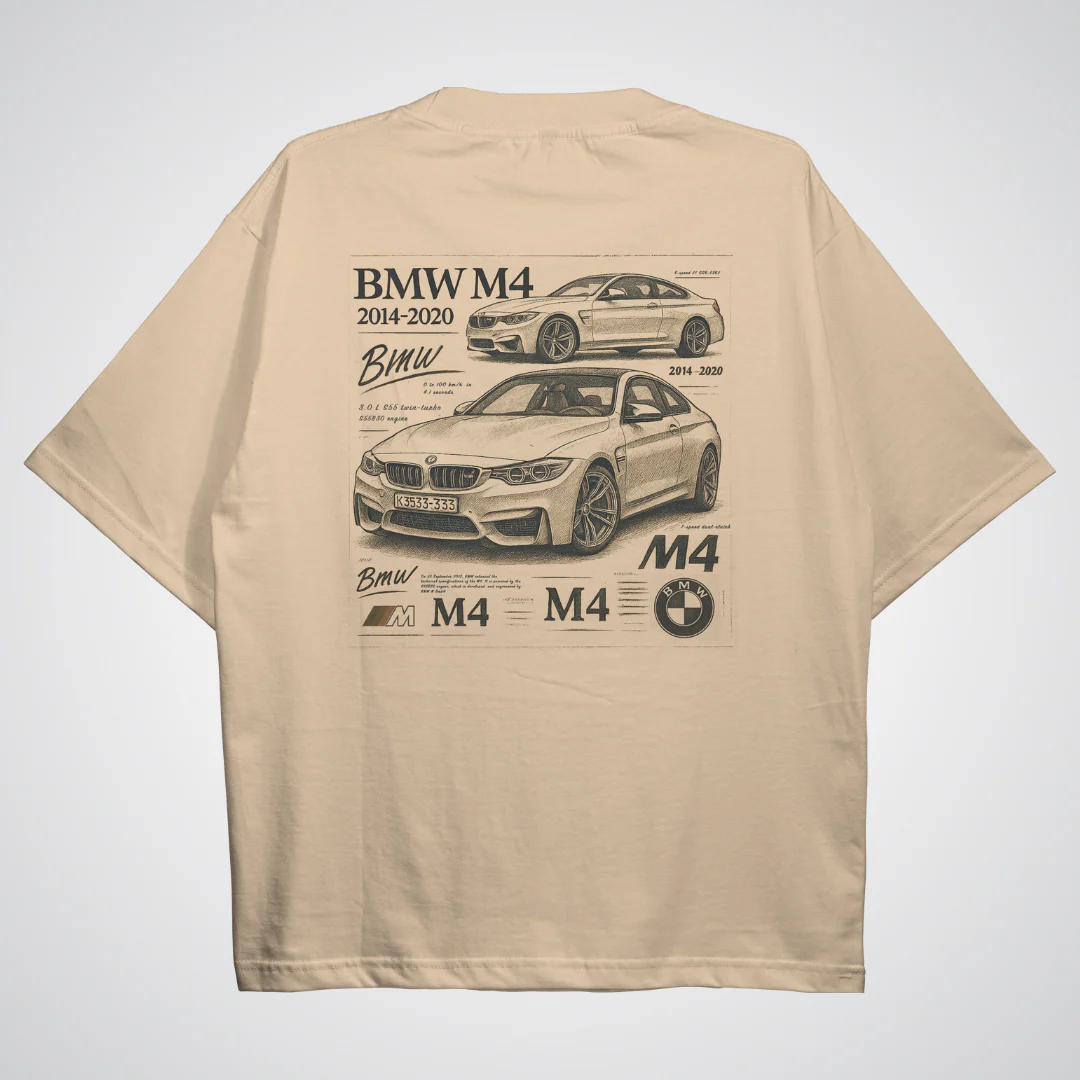 BMW M4 "G82 Precision" Oversized Tee - Image 2