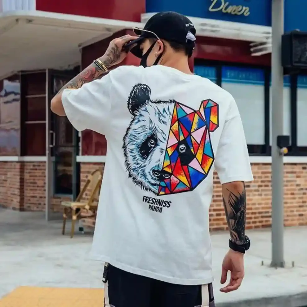 Freshness Panda Oversized Tee - Image 2