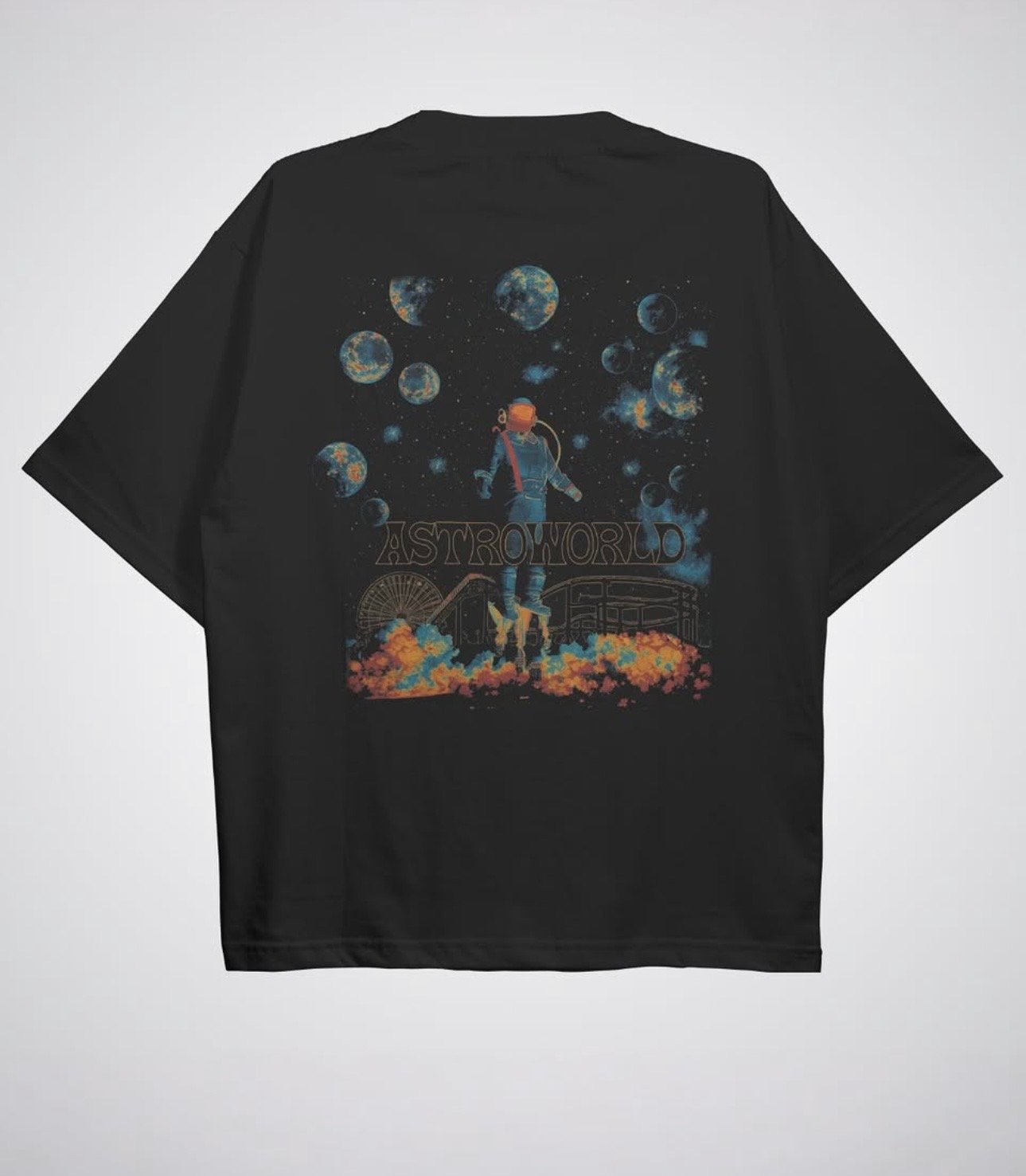 Astroworld "Wish You Were Here" Oversized Tee - Image 2