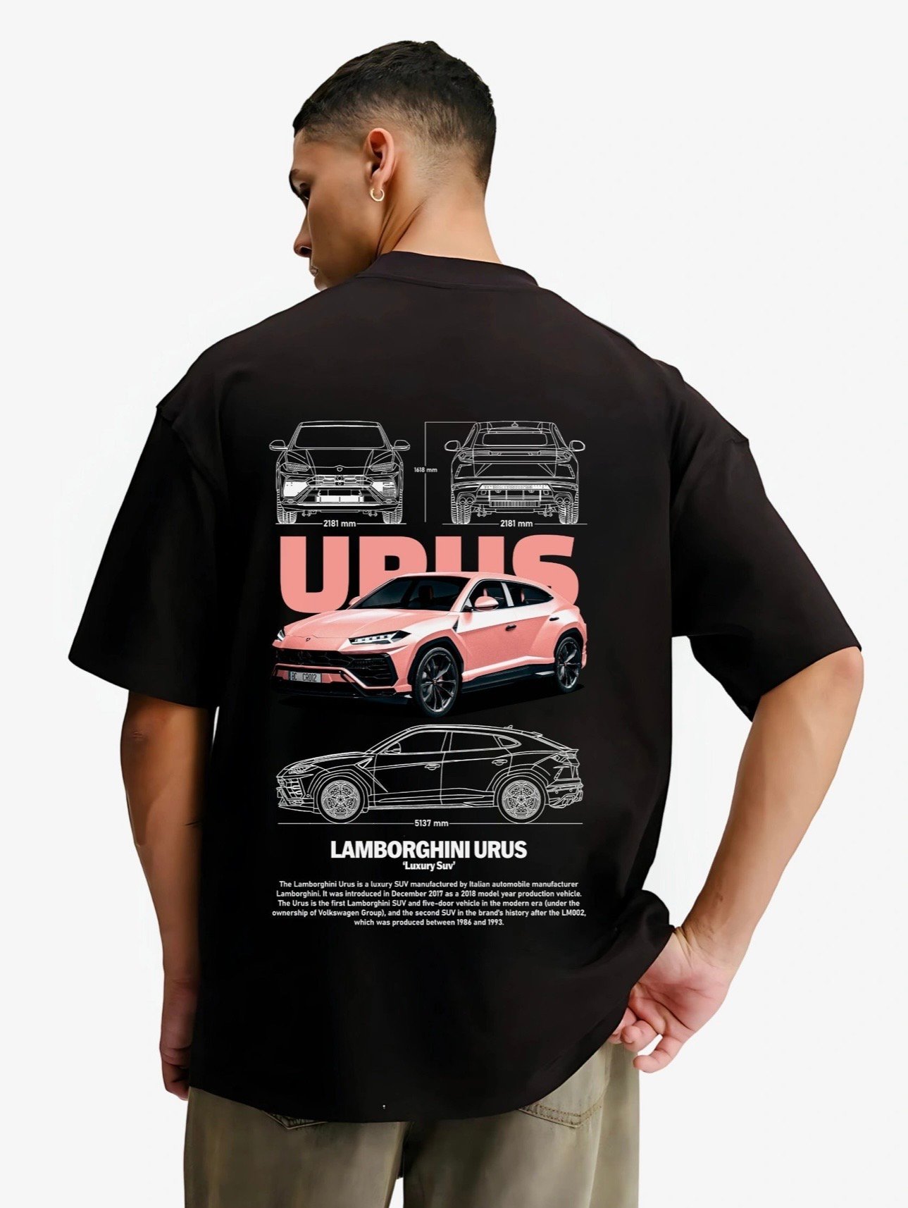 Lamborghini Urus Oversized Tee - Image 3
