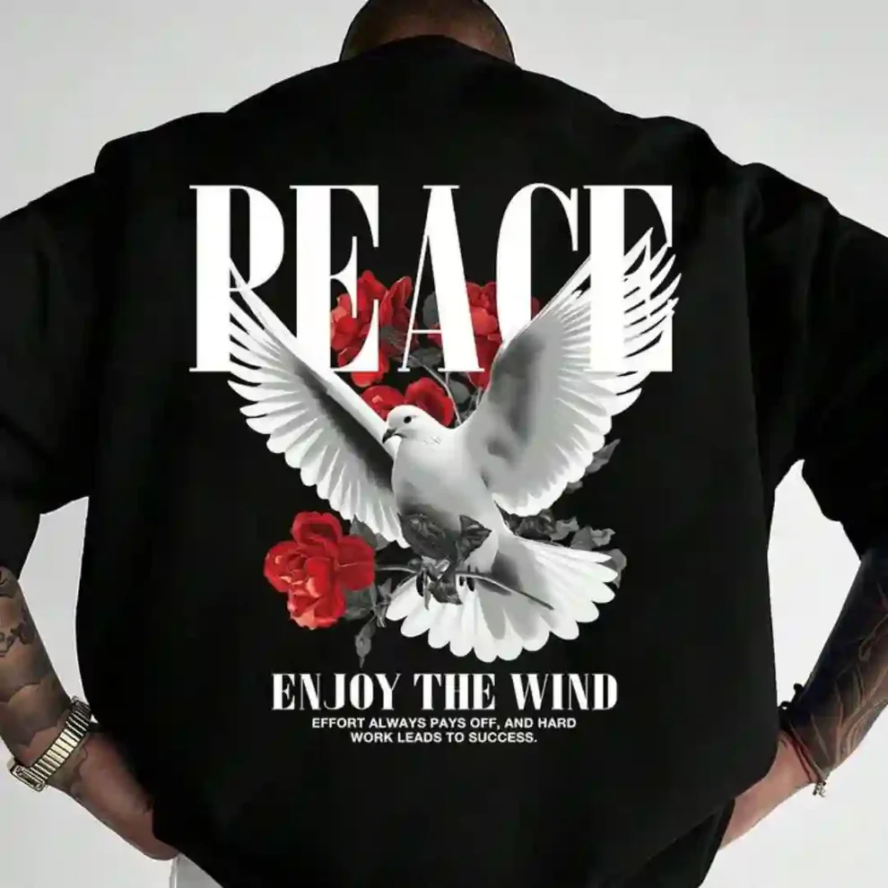 Peace Oversized Tee - Image 2