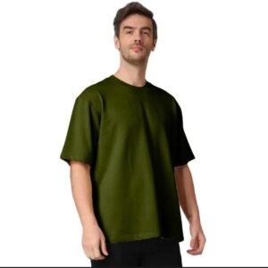 Green Plain Oversized Tee